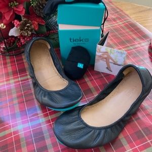 Tieks by Gavrieli , ballet flat, sz 10, matte black,  Excellent Cond.